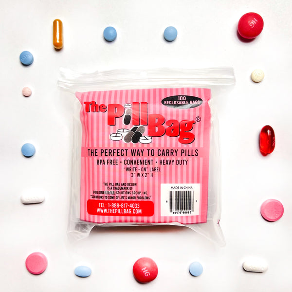 The Pill Bag | 100 Count (1 Pack of 100)